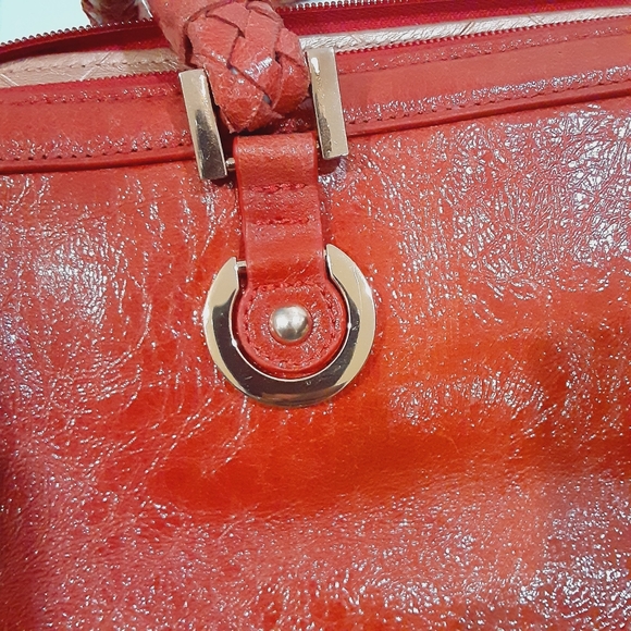 THE ITALIAN COLLECTION LA GIOE DI TOSCANA BY SHARON GIOE LEATHER HANDBAG - Picture 6 of 16